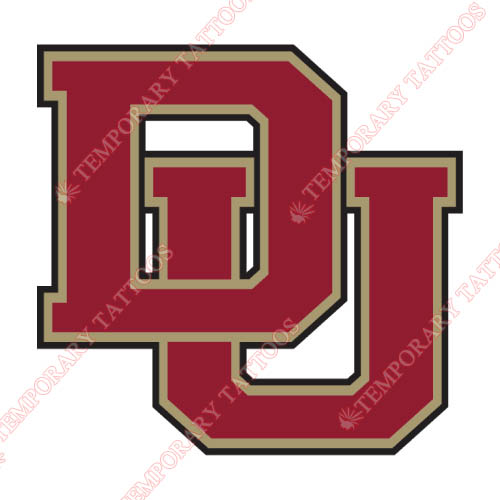 Denver Pioneers Customize Temporary Tattoos Stickers NO.4254